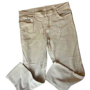 Faherty Men’s Khaki Pants Size 38 Straight Fit Casual Chino Beige